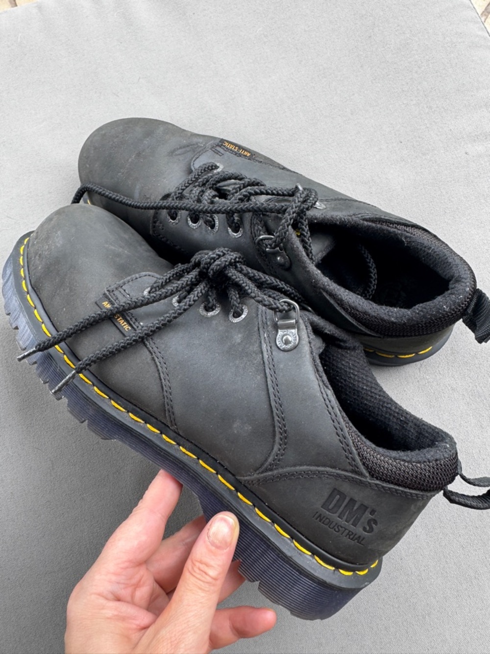 Dr.Martens Industrial Steel Toe Safety Shoes Black ASTM F2413-05 Size 11M